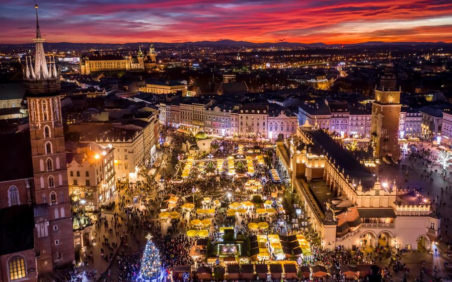 Târgul de Crăciun din Rynek Główny