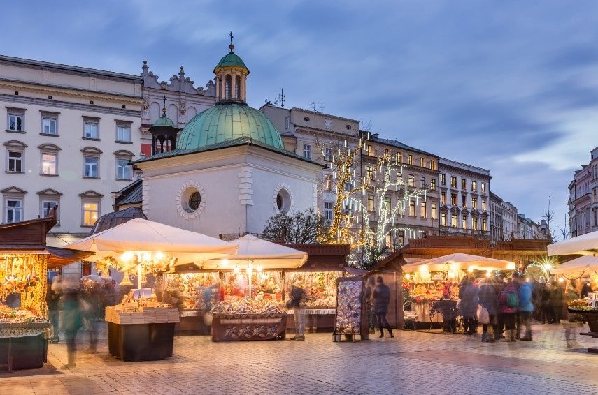 Târgul de Crăciun din Rynek Główny